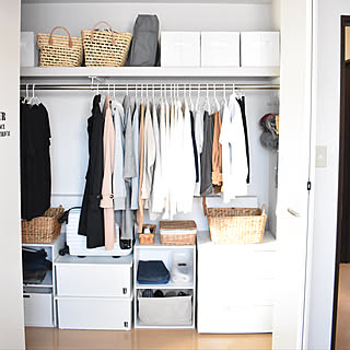 ベッド周り/無印良品/クローゼット/100均/DIY...などのインテリア実例 - 2019-11-06 21:11:23