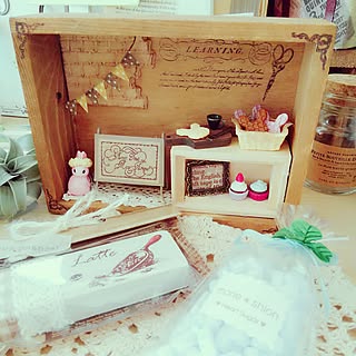 部屋全体/RCの出会いに感謝♡/ありがとうございました~(*^▽^*)♥/素敵便/ミニチュア...などのインテリア実例 - 2017-05-27 10:23:38