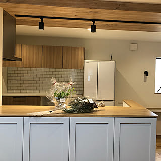 タカラスタンダード キッチン/タイル貼り/初投稿/腰壁/キッチンのインテリア実例 - 2020-01-11 21:28:33