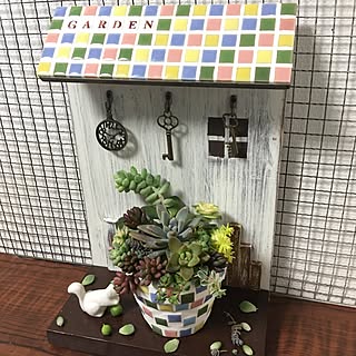 素焼き鉢リメイクのインテリア実例 Roomclip ルームクリップ