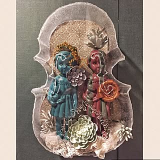 バス/トイレ/飾るように暮らす/パンチのある物作りを目指す!/賃貸でも楽しく♪/ドライフラワー...などのインテリア実例 - 2017-03-11 11:51:59
