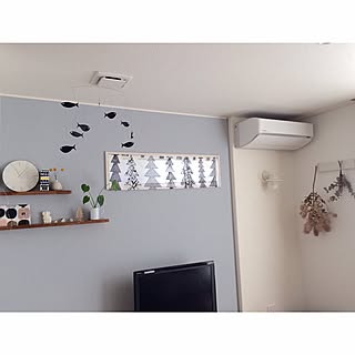 リビング 手作りカーテンのインテリア実例 Roomclip ルームクリップ