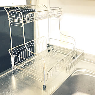 キッチン/ニトリ水切りラック/二人暮らしのインテリア実例 - 2019-04-14 22:34:27