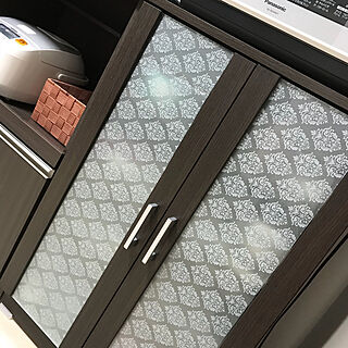 食器棚 目隠しシートのインテリア実例 Roomclip ルームクリップ