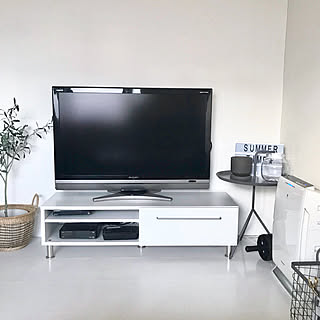 部屋全体/PUEBUCO/シーグラスバスケット/オリーブの木フェイク/DLM風...などのインテリア実例 - 2018-10-22 16:39:46