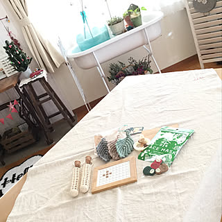 机/tomoちゃんの作品/naoちゃんの作品/素敵便/tomoちゃんの編み編み♡/naoちゃんのタイルトレイ♡...などのインテリア実例 - 2017-12-12 15:54:15