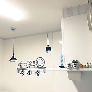 壁/天井/クロス/nonchanさんの作品/kotona さんの作品/100均...などのインテリア実例 - 2018-08-06 21:18:29
