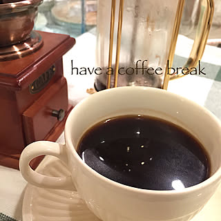 キッチン/WEDGWOODのカップ&ソーサー★/ニトリのコーヒーミル/キッチン/HARIO...などのインテリア実例 - 2019-01-24 19:29:18