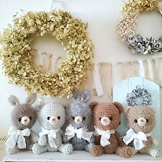 棚/ハンドメイド♪/あみぐるみ♪/プレゼント企画♪/感謝の気持ちを込めて♪/いつもありがとうございます♡*゜のインテリア実例 - 2016-09-10 08:18:45