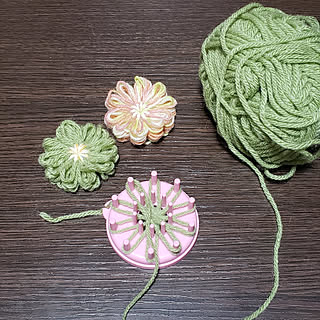 毛糸のお花のインテリア実例 Roomclip ルームクリップ