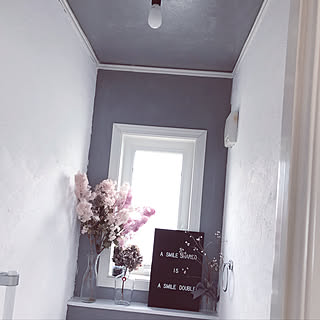 グレー ピンク 白のインテリア実例 Roomclip ルームクリップ