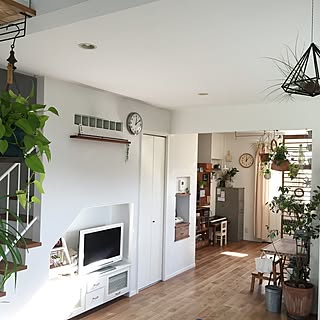 部屋全体/観葉植物/古道具/グリーンインテリア/インダストリアル...などのインテリア実例 - 2016-12-29 12:32:04