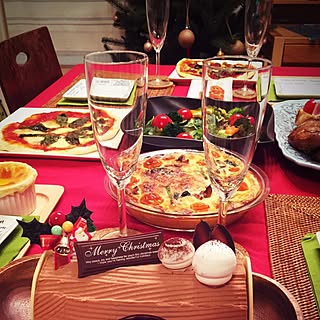 クリスマスディナー/クリスマス仕様/クリスマスインテリア/クリスマスパーティー/クリスマス...などのインテリア実例 - 2017-05-25 22:30:06