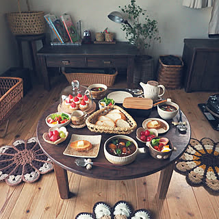 机/〇〇のある暮らし/いつかのランチ/家具はお義父さんがDIY!/ちゃぶ台...などのインテリア実例 - 2020-01-14 19:57:55