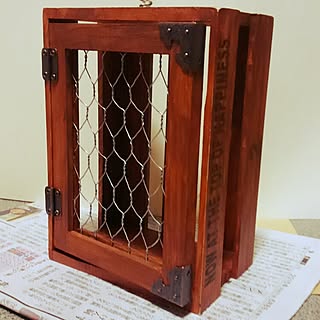 棚/セリア/真似っこさせていただきました。/RC愛知/DIY/アンティーク...などのインテリア実例 - 2015-05-12 22:53:30
