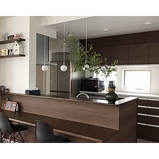 カウンターキッチン リクシルキッチンのインテリア実例 Roomclip ルームクリップ