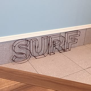 玄関/入り口/海を感じるインテリア/ハンドメイド/surf/ダルトン...などのインテリア実例 - 2017-06-20 23:39:07