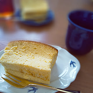 実家/紅茶/おやつタイム/手作りふわふわカステラのインテリア実例 - 2020-02-23 16:18:15