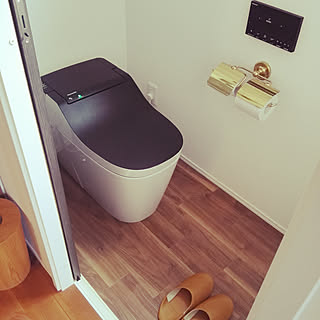 バス/トイレ/トイレ　スリッパ/ペーパーホルダー/ゴーリキアイランド/Panasonicのインテリア実例 - 2018-09-11 10:27:31