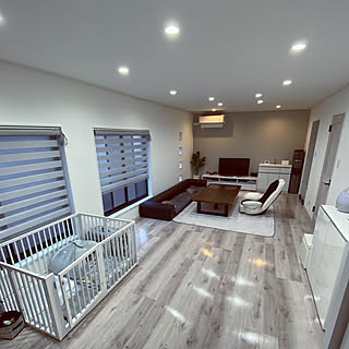 ホワイトグレー/リビング/ホワイトインテリア/リノベーション/わんこと暮らす家...などのインテリア実例 - 2020-01-23 09:54:31