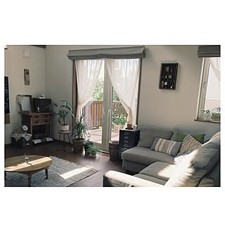 部屋全体/緑のある暮らし/ナチュラルインテリア/シンプルナチュラル/古物好き...などのインテリア実例 - 2015-07-16 08:33:30