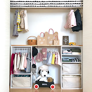 収納 子供服収納のインテリア実例 Roomclip ルームクリップ