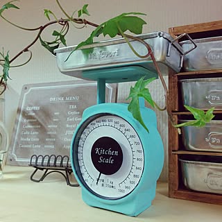 ダイソーリメイク キッチンスケール リメイクのインテリア実例 Roomclip ルームクリップ