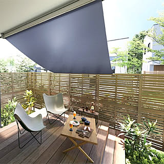 日除けシェードのインテリア実例 Roomclip ルームクリップ