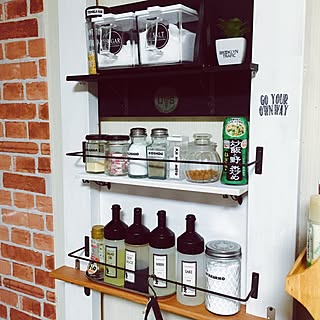 キッチン/現状回復OK/賃貸/賃貸でも頑張る‼/ディアウォール...などのインテリア実例 - 2017-05-29 23:24:23