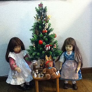 クリスマスグッズ/ぶた/クリスマスツリー/ハイジ人形のインテリア実例 - 2012-12-08 14:30:31