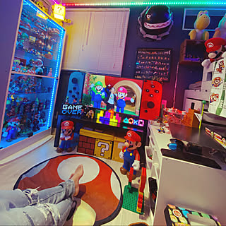 子供部屋 ゲーム機収納のインテリア実例 Roomclip ルームクリップ 子供部屋 ゲーム機収納のインテリア実例 Roomclip ルームクリップ