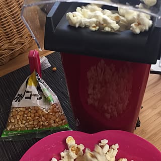 キッチン/最近は知恵がついてきた…/おやつ/ポップコーンメーカー/センスが欲しい!...などのインテリア実例 - 2017-06-04 11:55:12