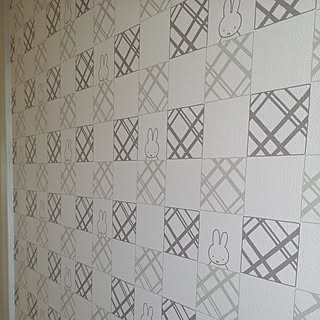 壁紙 ミッフィーの壁紙のインテリア実例 Roomclip ルームクリップ