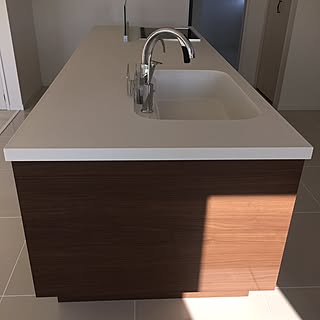 アイランドキッチン ビルトイン食洗機のインテリア実例 Roomclip ルームクリップ