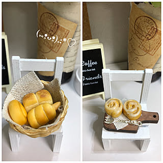 粘土/フェイクパン作ってます!/minneにて販売中♡/2018.1.7/ホワイトが好き♡...などのインテリア実例 - 2018-01-07 03:04:08