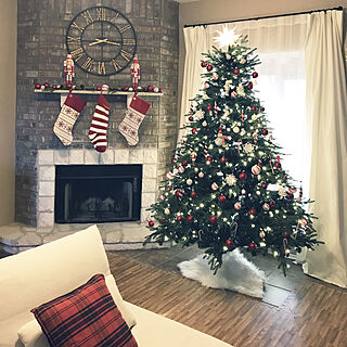 リビング/クリスマス/Christmas deco/christmas tree/holiday...などのインテリア実例 - 2017-12-15 23:22:47