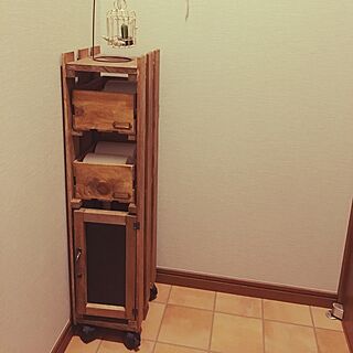 トイレ収納ボックスdiyのインテリア 手作りの実例 Roomclip ルームクリップ