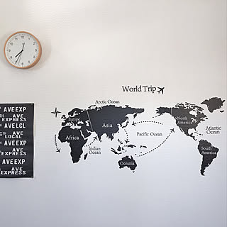 100均 世界地図ウォールステッカーのインテリア実例 Roomclip ルームクリップ 100均 世界地図ウォールステッカーのインテリア実例 Roomclip ルームクリップ
