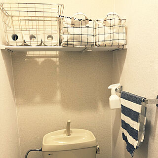 セリア トイレ収納のインテリア実例 Roomclip ルームクリップ