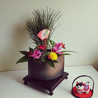 菊 千両のインテリア実例 Roomclip ルームクリップ