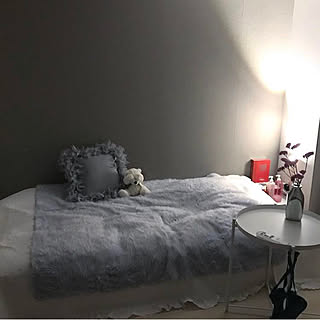 部屋全体/一人暮らし/北欧/ニトリ/ベッドサイド...などのインテリア実例 - 2017-12-19 20:36:30