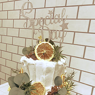 ダイソー/はんどめいど/クレイケーキ/棚のインテリア実例 - 2019-05-11 20:13:10