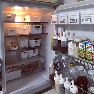 ミルクビン/ダイソー/IKEA/Pull Out Box/●●の中...などのインテリア実例 - 2018-02-02 23:21:58
