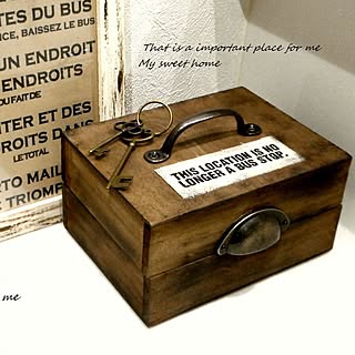 机/ナチュラル/セリア/100均リメイク/アンティーク風...などのインテリア実例 - 2016-03-31 02:30:27