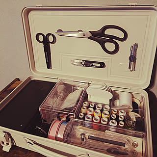 無印良品 裁縫道具収納のアイデア おしゃれなインテリア実例 Roomclip ルームクリップ