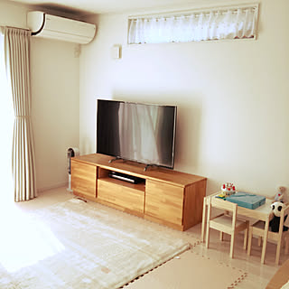 リビング/子ども用テーブル/子どものおもちゃ/IKEA/ものの少ない暮らし...などのインテリア実例 - 2018-02-28 12:20:02