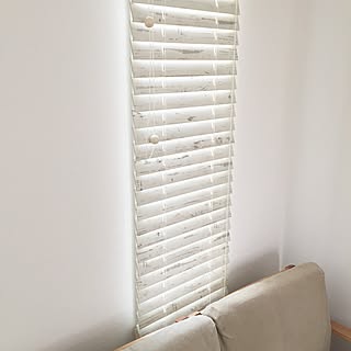 壁/天井/アンティークホワイト/ウッドブラインドのインテリア実例 - 2016-08-03 08:22:56