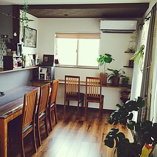 部屋全体/白黒茶色/NO GREEN NO LIFE/みなさまに感謝/シンプル男前目指す!...などのインテリア実例 - 2016-08-24 17:07:24
