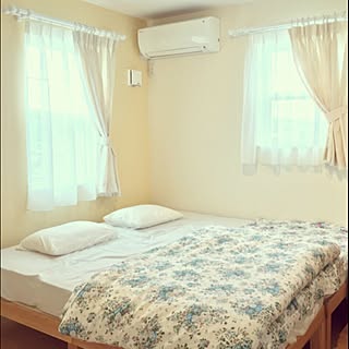 ベッド周り/花柄が好き/ナチュラルインテリア/フレンチカントリーのインテリア実例 - 2015-08-30 12:39:05