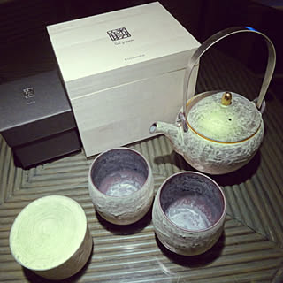 机/湯のみ茶碗/急須/ティータイム/茶器のインテリア実例 - 2018-03-14 02:02:17